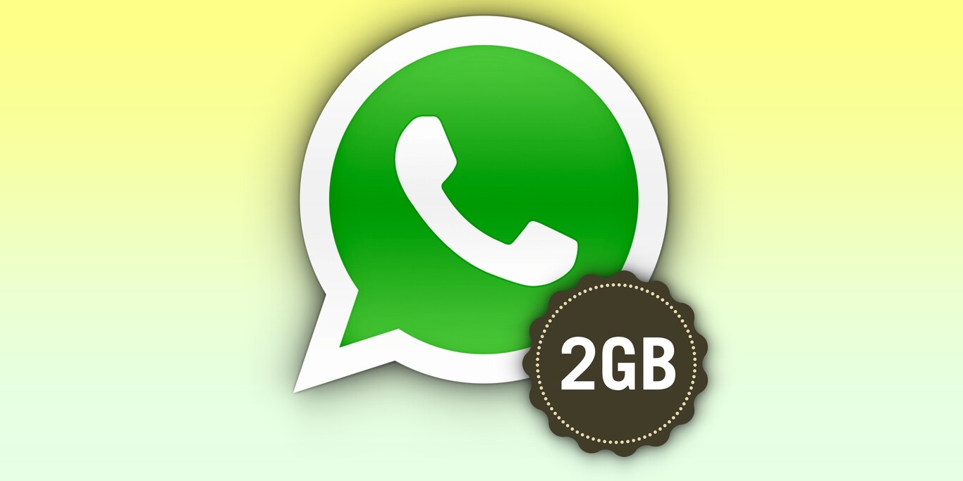 archivos de hasta 2 GB en WhatsApp